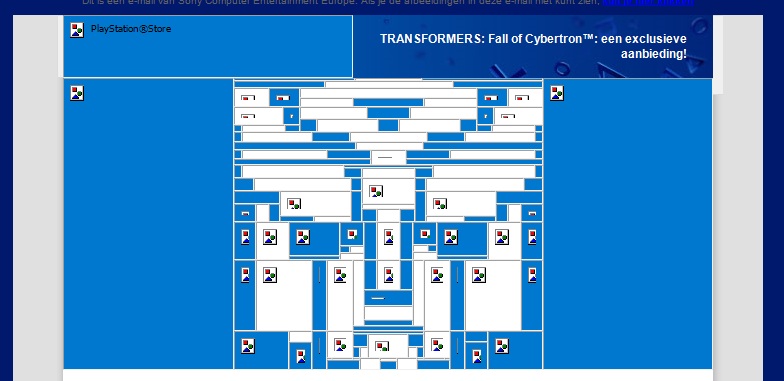 Transformers Fall of Cybertron Playstation Email Easter Egg