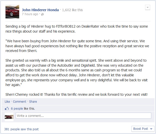 How branding posts set up power posts on Facebook 2 hinderer-review-2