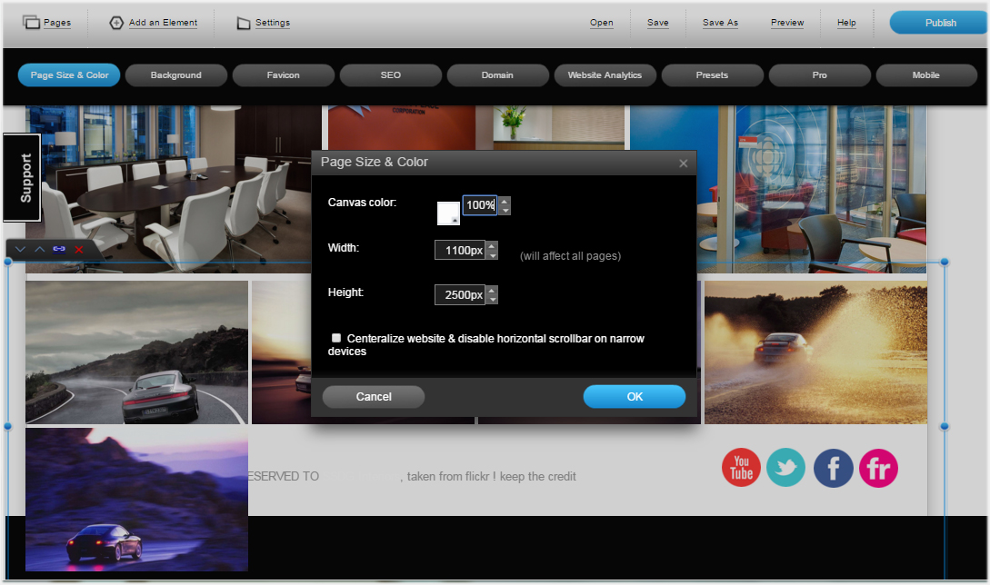 Create a Website