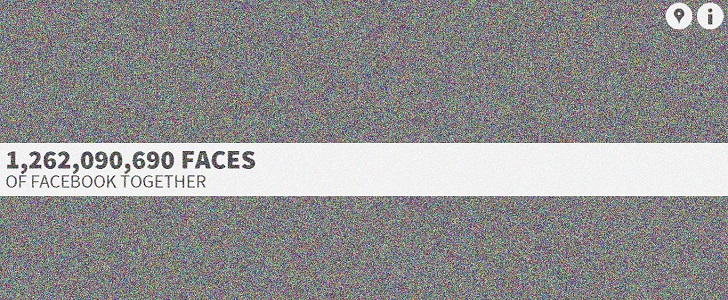1,262,090,690 faces from Facebook in one image 1 Faces of Facebook