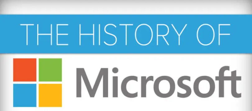 #Infographic: Microsoft's history