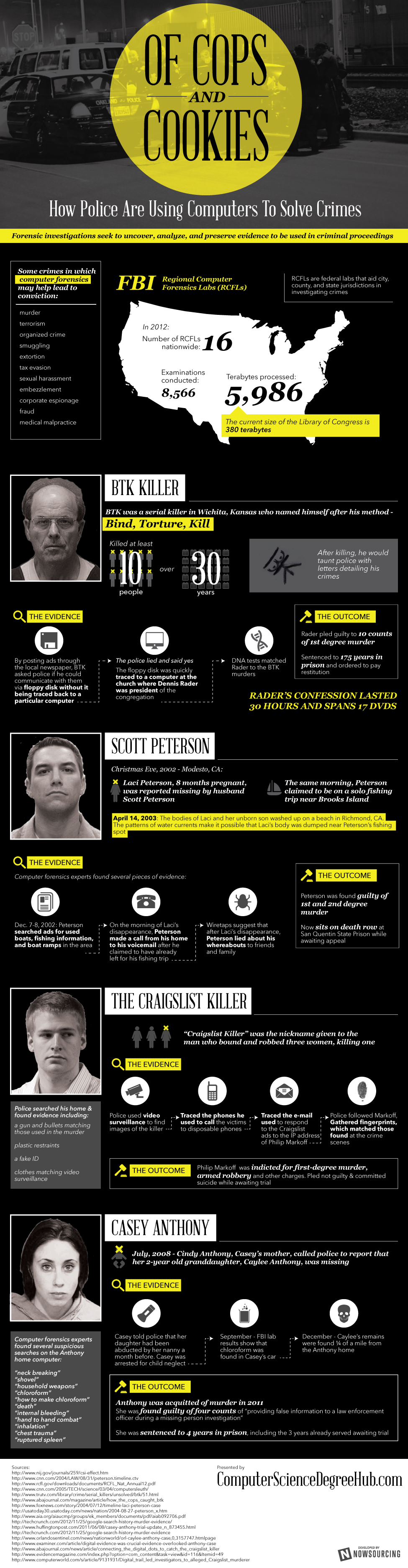 Police Using Computers Infographic