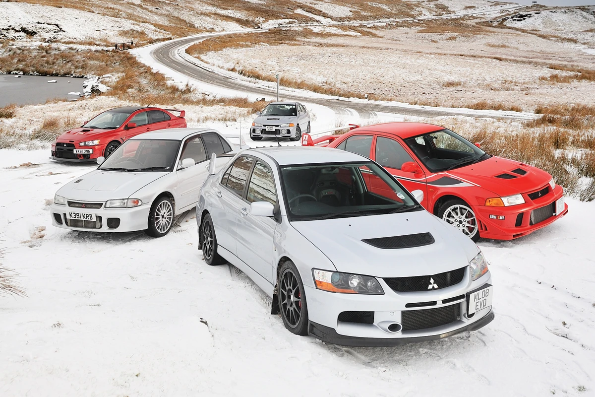 The evolution of the Mitsubishi Lancer