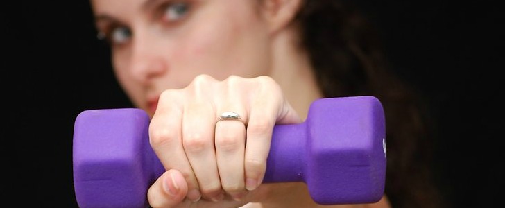 Woman Lifting Weights