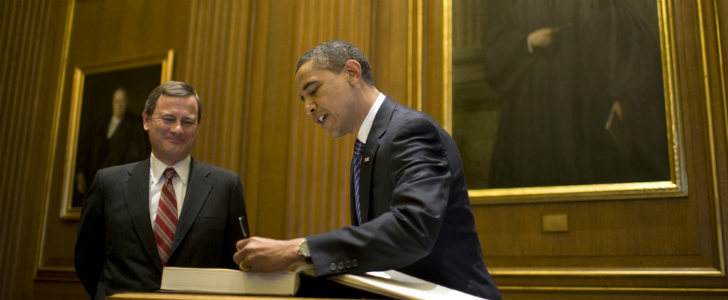 John Roberts and Barack Obama