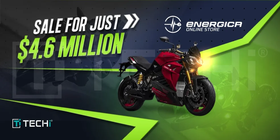 Energica electric motorcycle brand up for sale at $4.6 million.