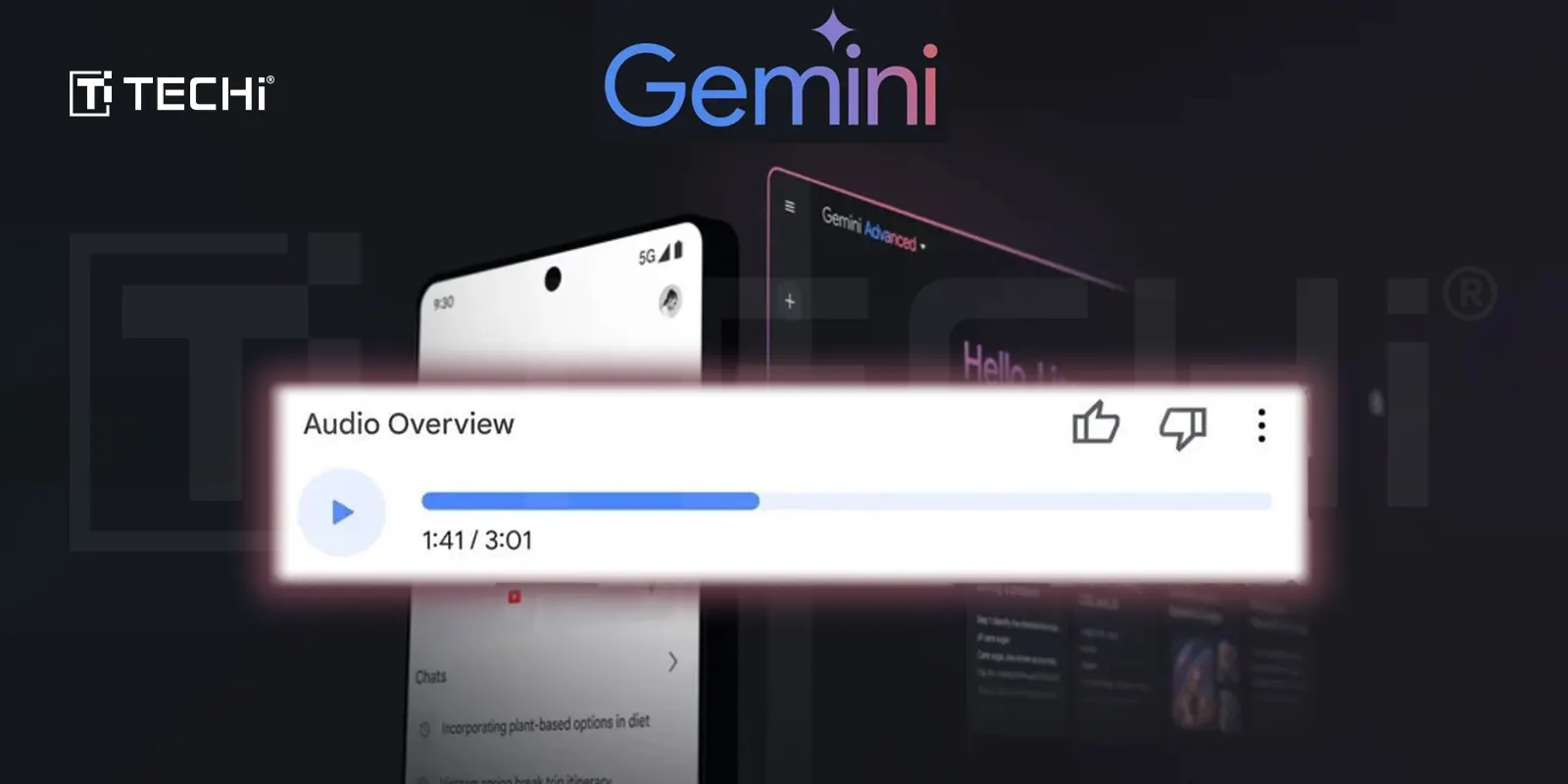 Google Introduces Audio Overview for Gemini AI