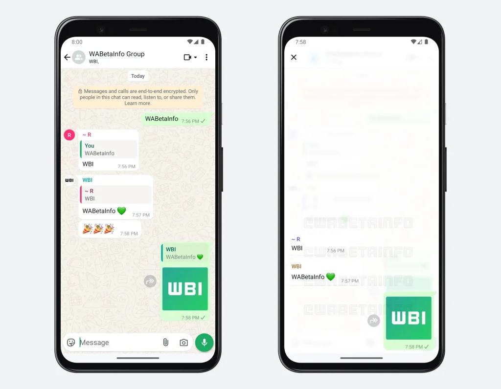 whatsapp New Message Threads Feaure