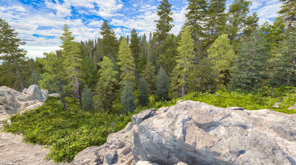 3D environments with a few-meter mobility radius