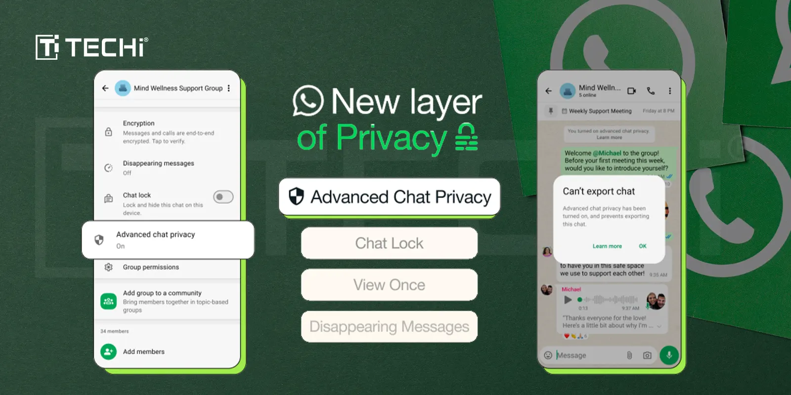 WhatsApp Adds Advanced Chat Privacy for Stronger Control Over Messages