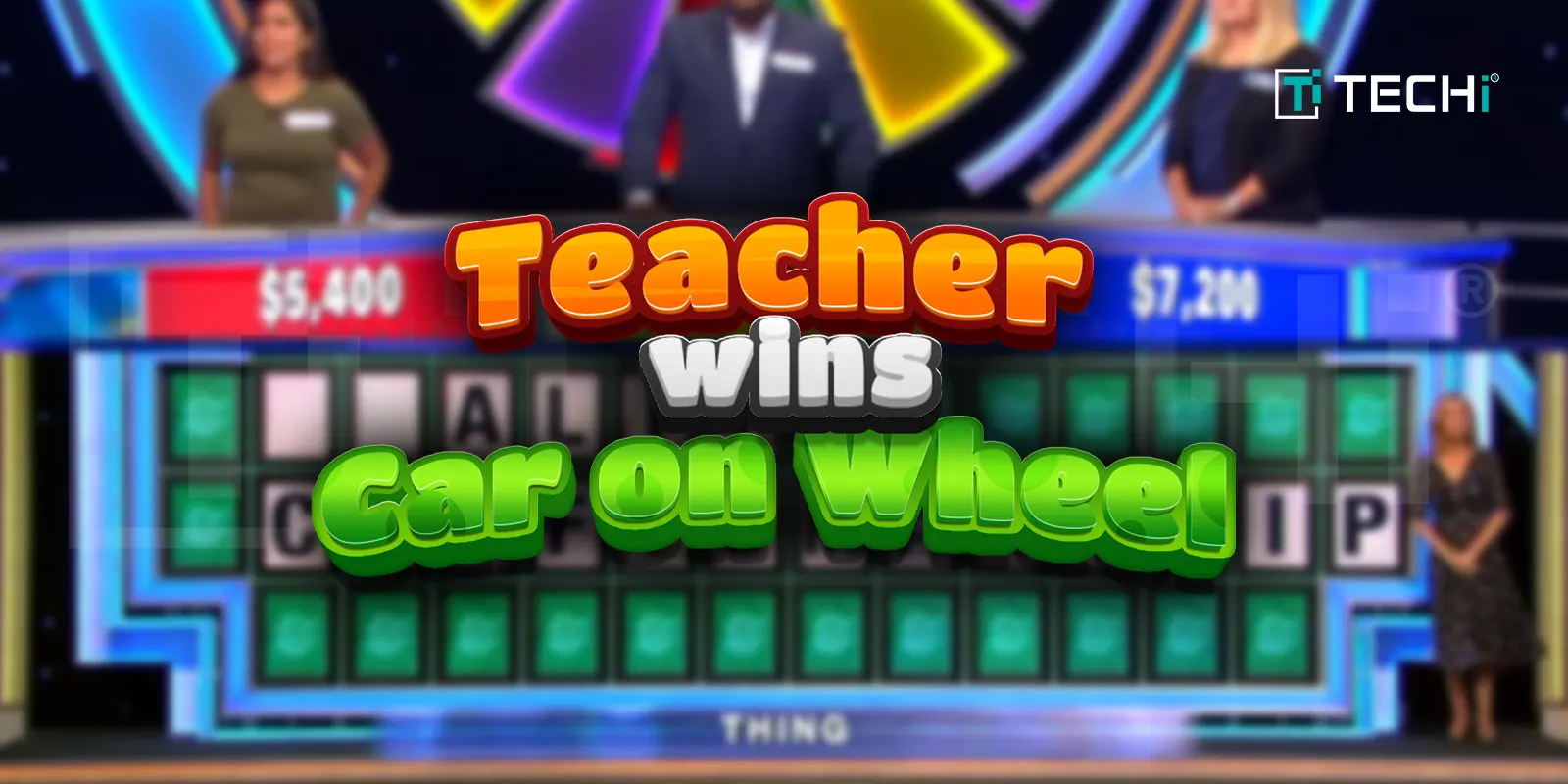 Teacher Wins Vehicle Following Swift and Impressive 'Wheel of Fortune' Solve