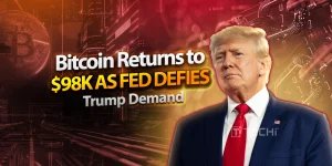 Bitcoin reclaimed $98000 after Fed kept interest rates unchanged
