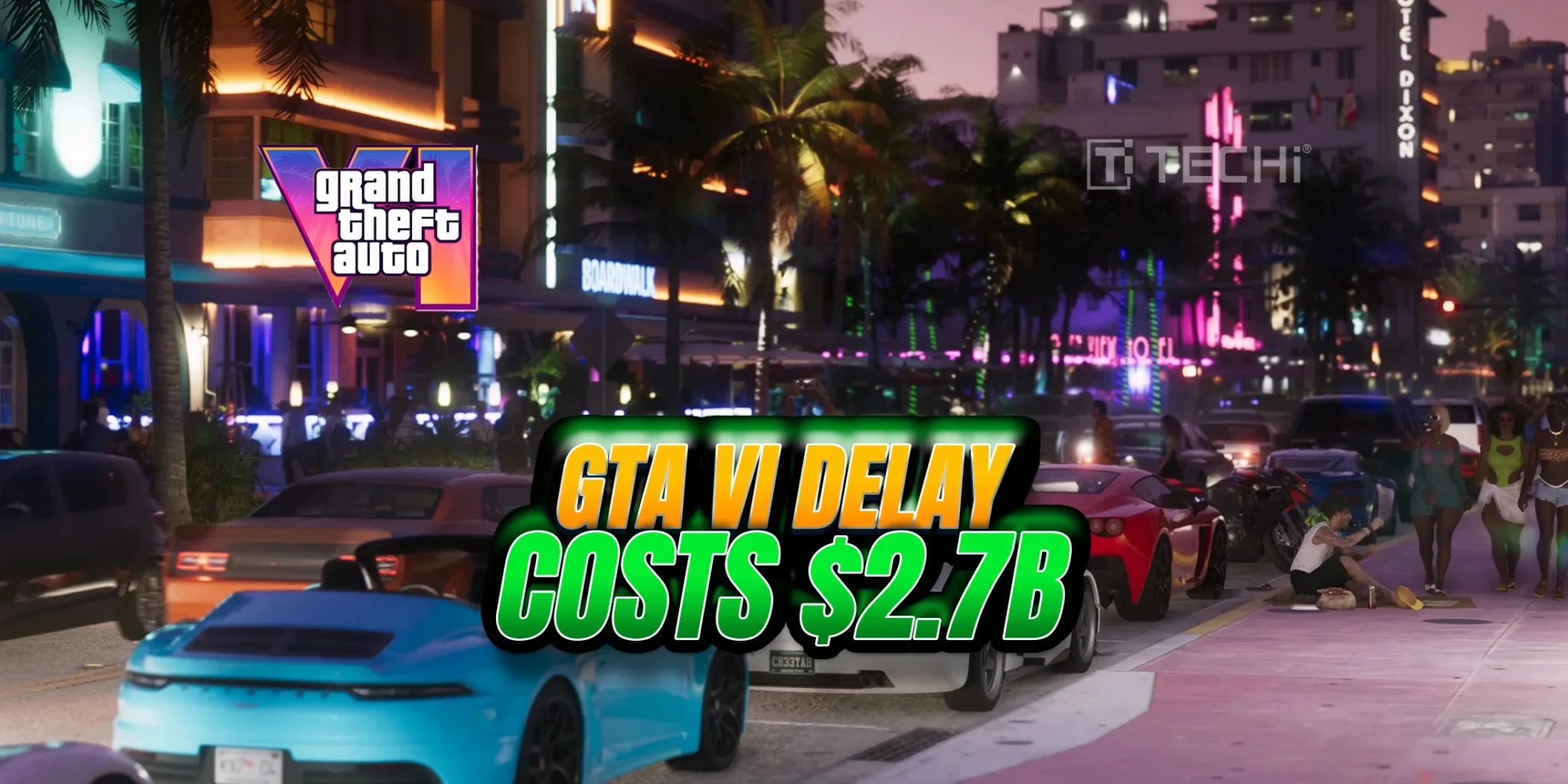 GTA VI Postponement Projected to Deprive Gaming Sector of $2.7 Billion