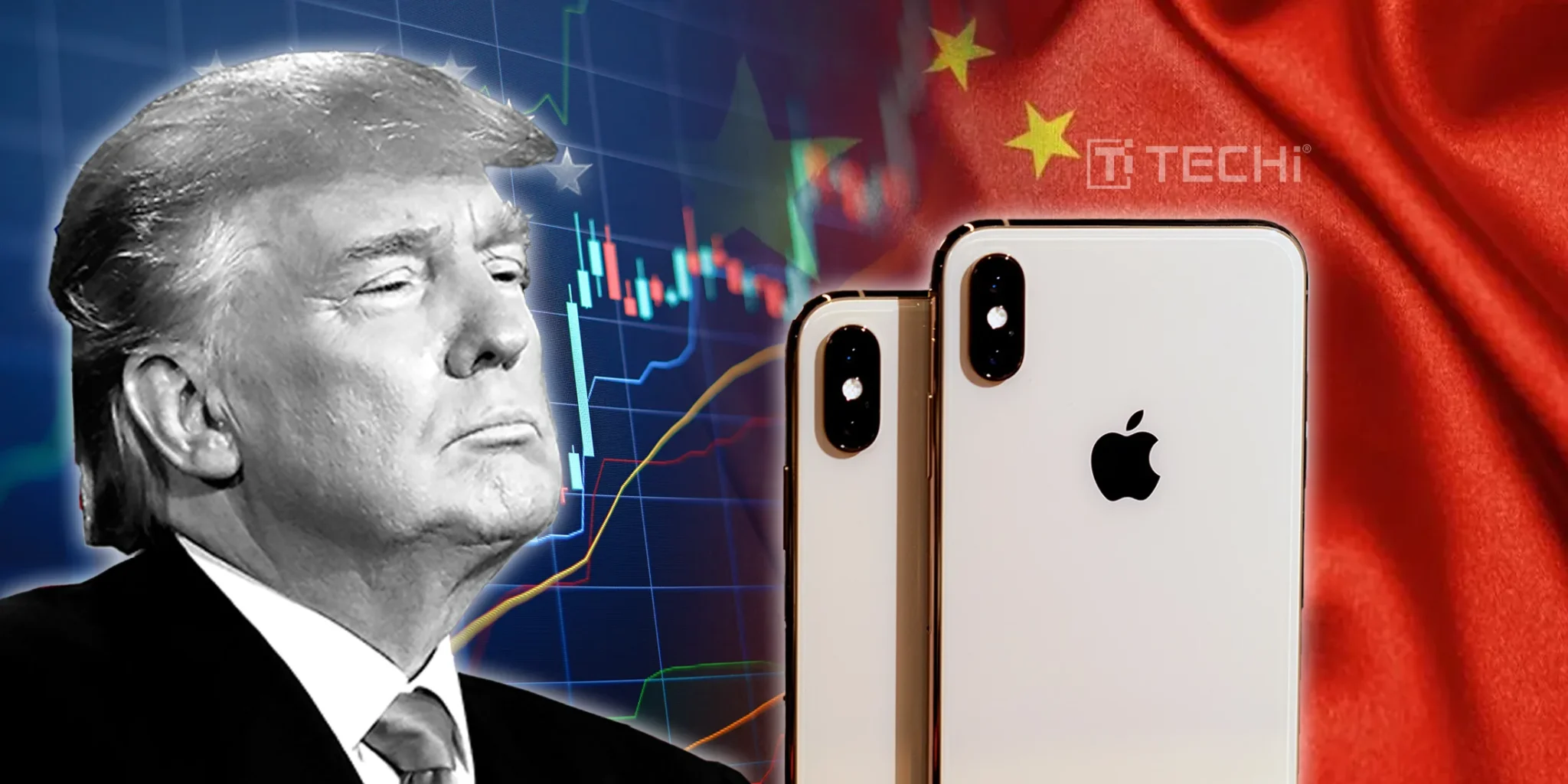 China-listed Apple Supplier Stocks Tumble amid Trump's Renewed Tariff Threats