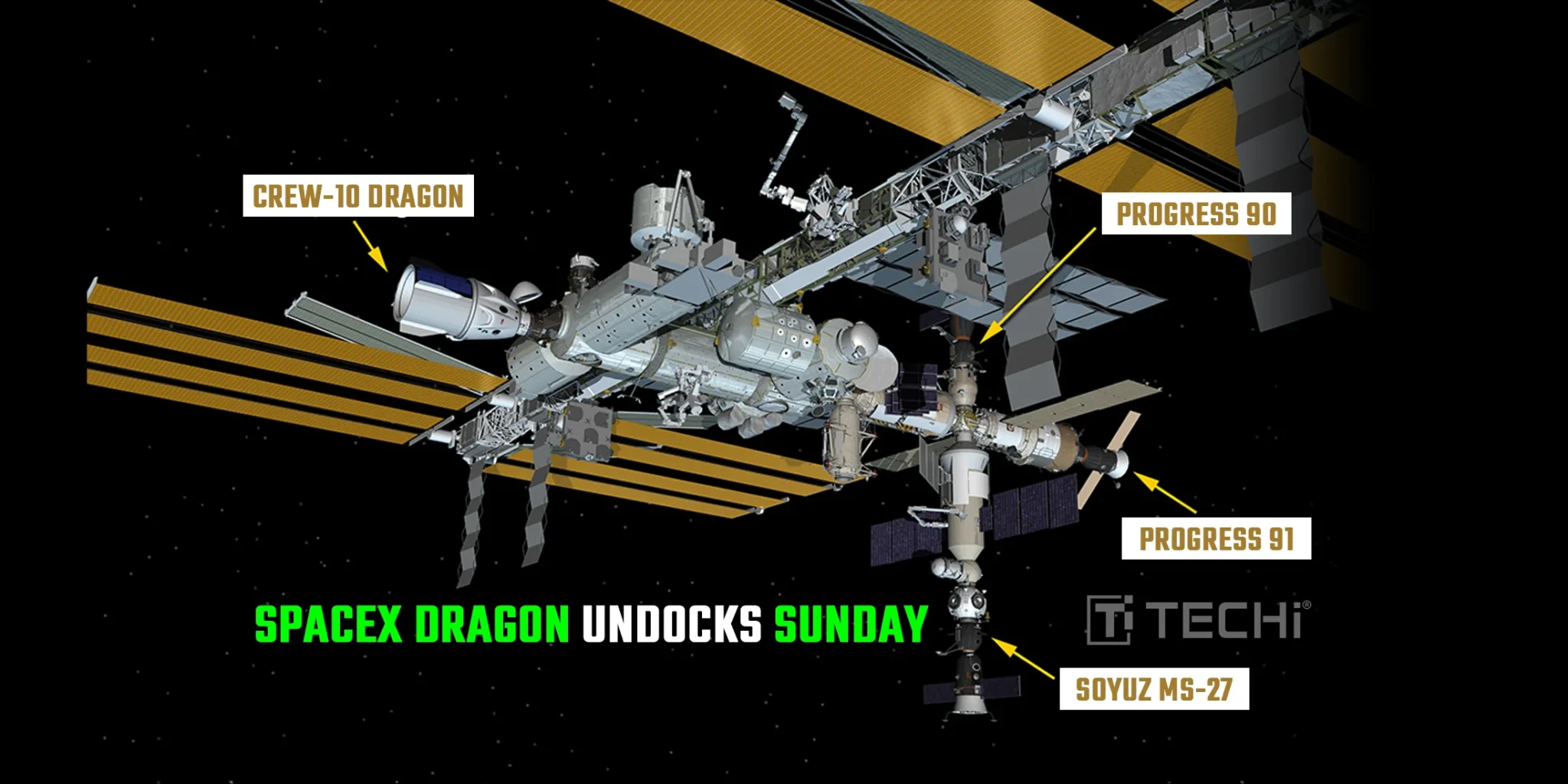 SpaceX Dragon Undocks, Begins Fiery Descent Toward Sunday Ocean Splashdown