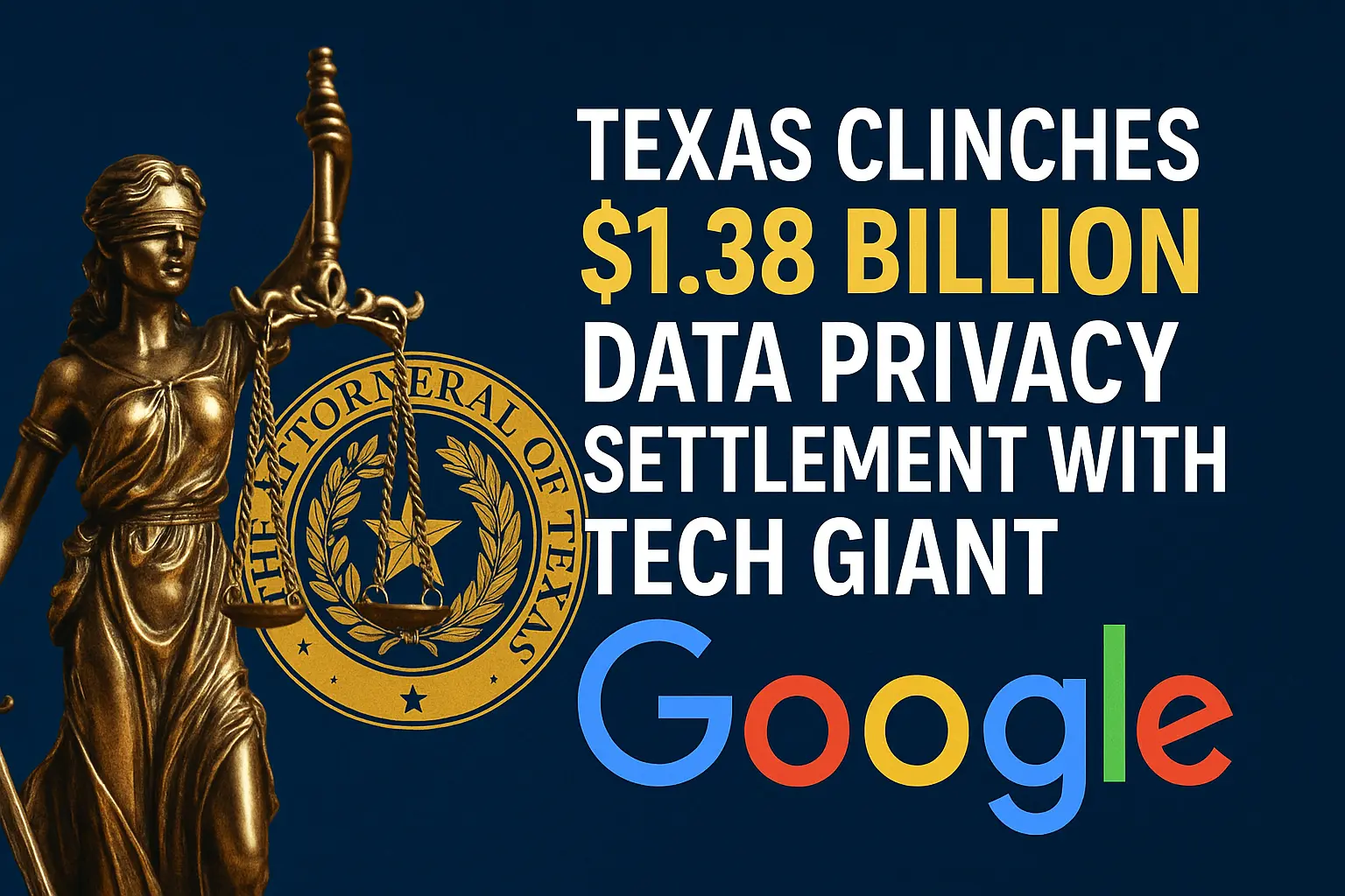 Texas Clinches $1.38 Billion Data Privacy Settlement with Tech Giant Google