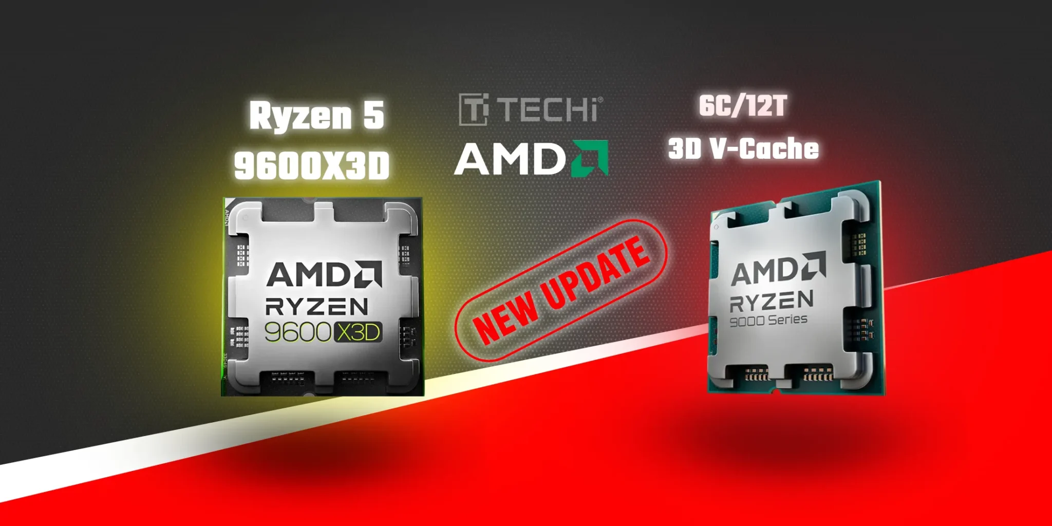 AMD Officially Acknowledges Ryzen 5 9600X3D Gaming Processor with Advanced Cache Technology