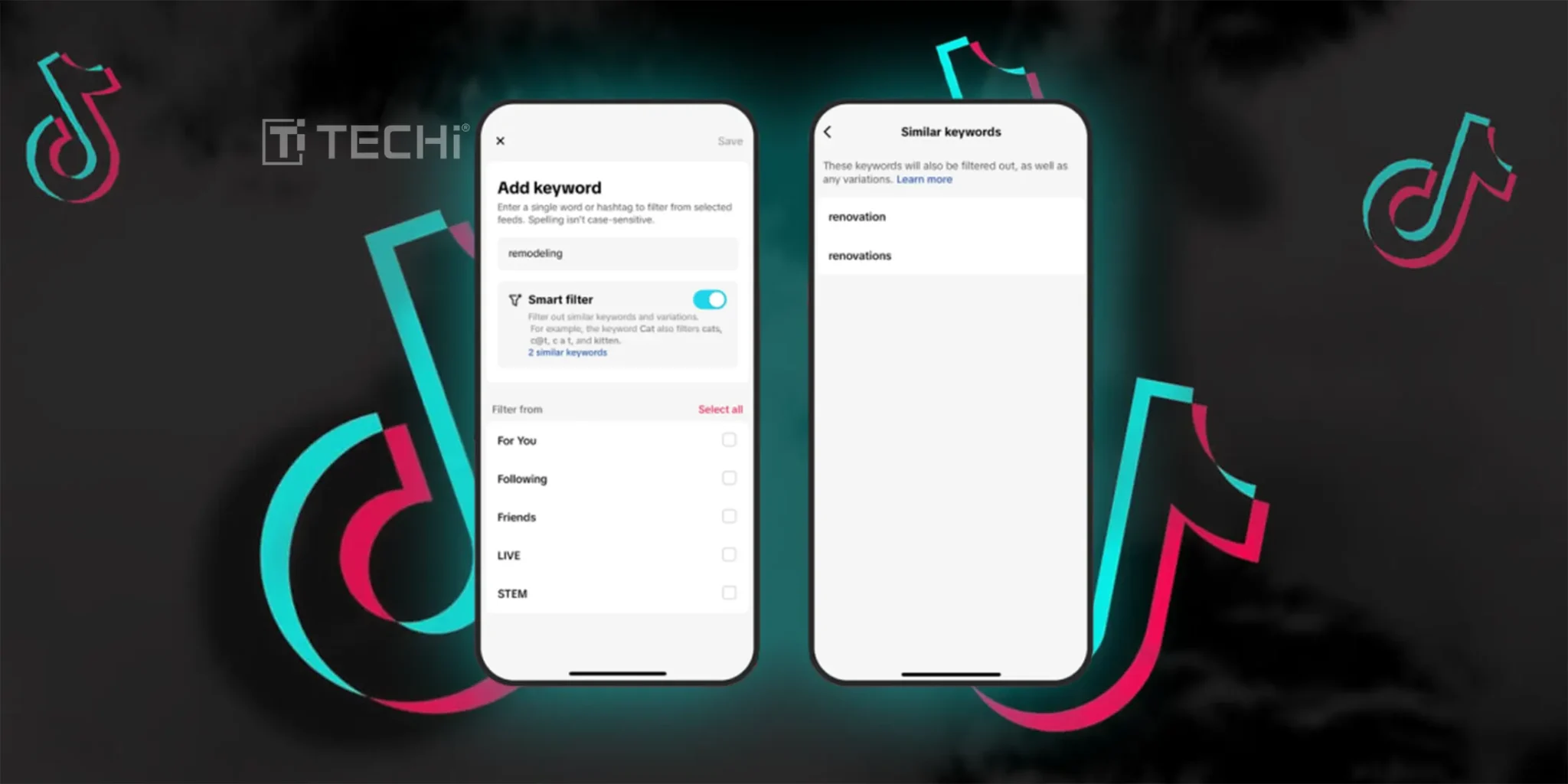 TikTok Displays Smart Keyword Filters for Personalized Content Control