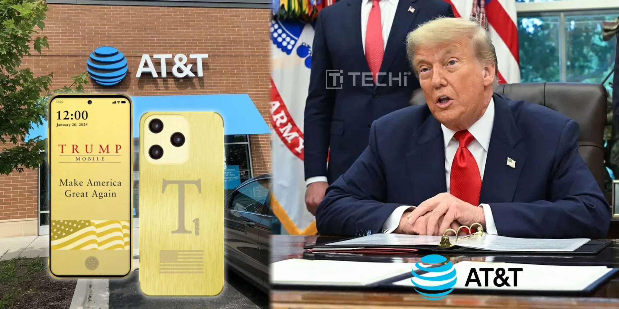 Trump Attacks AT&T Just Weeks After Launching Competing Trump Mobile Service