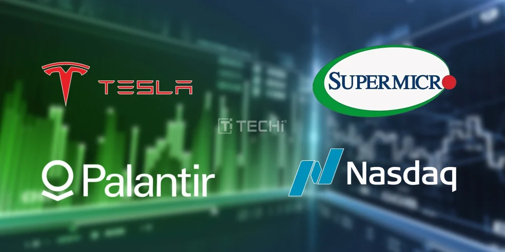 Tesla, Palantir, SMCI Stock in Focus