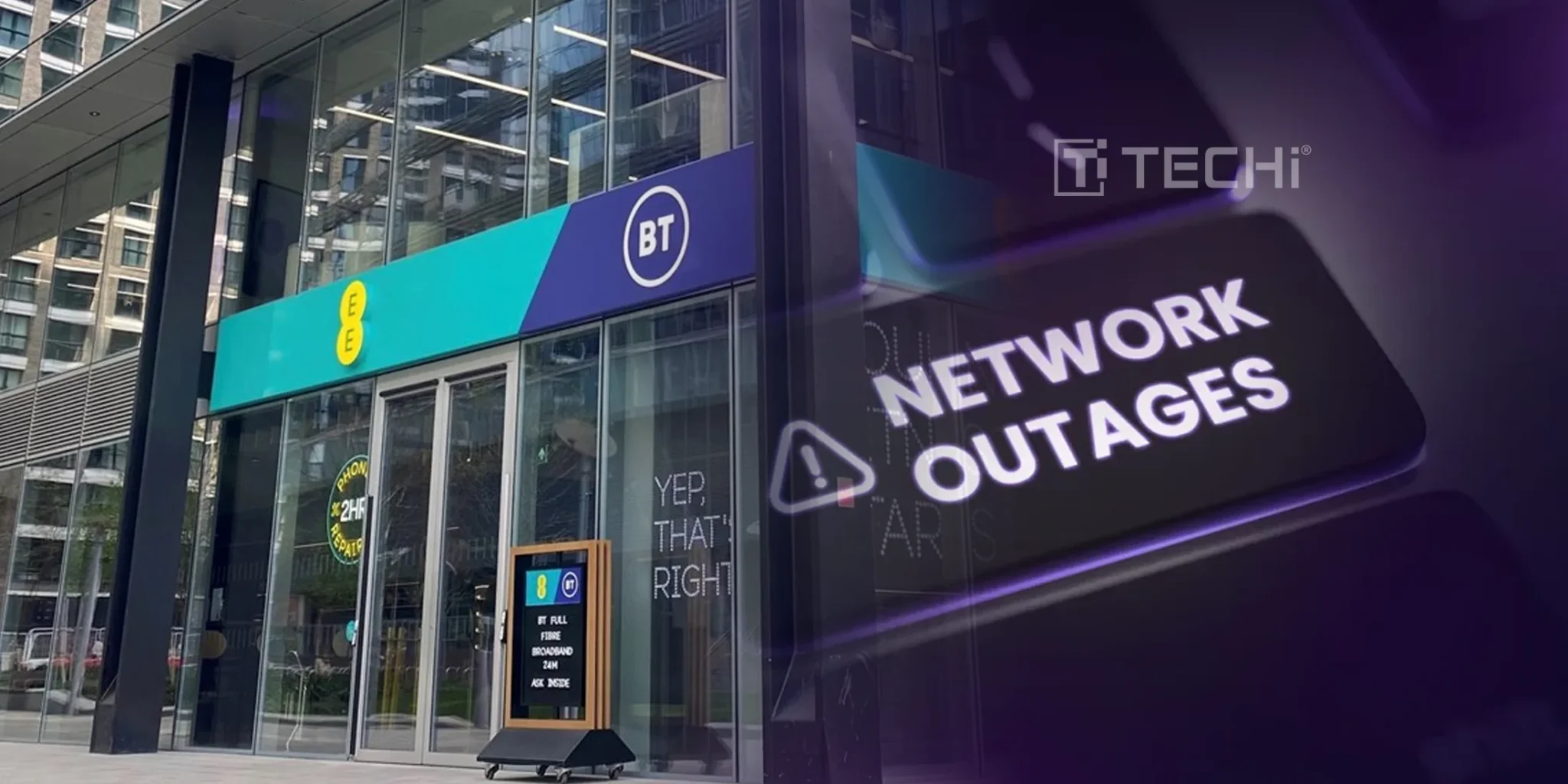 EE and BT Say Network Outage Fixed