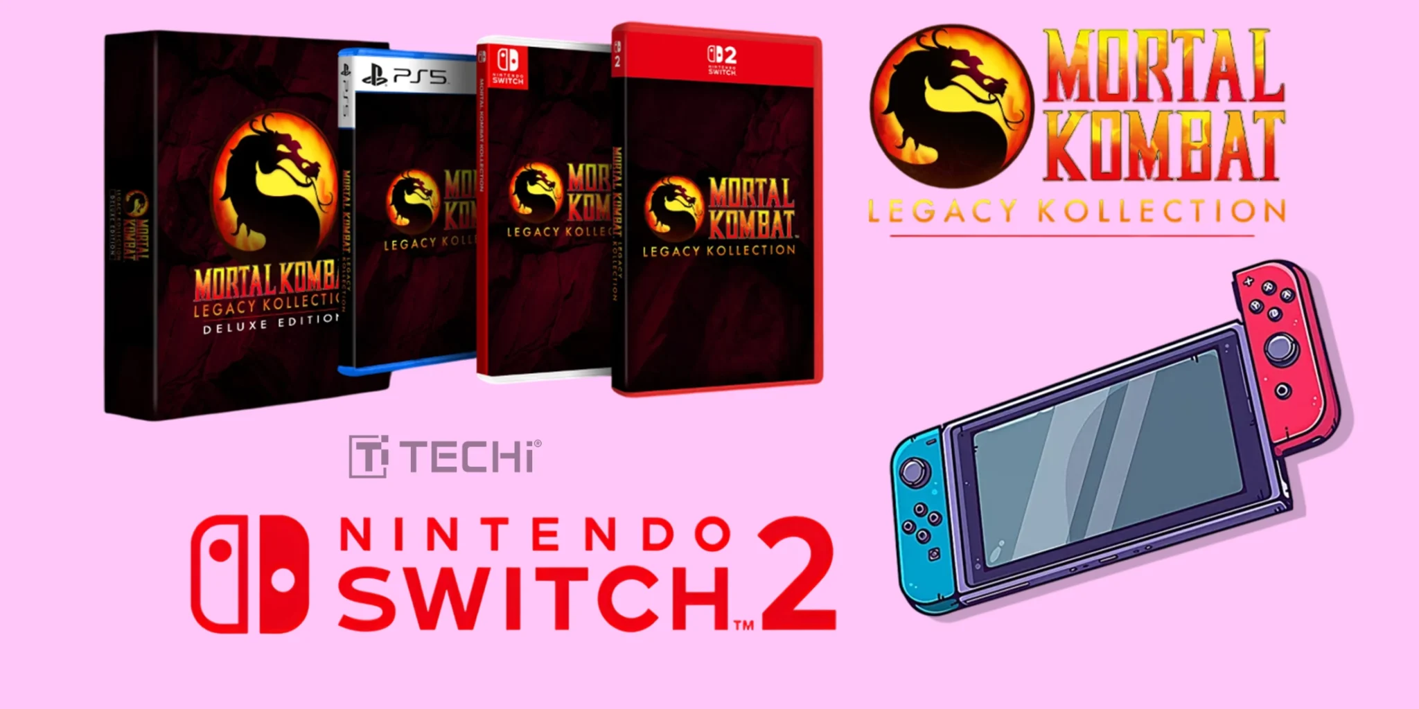 Mortal Kombat: Legacy Kollection Physical Editions Confirmed, Including Full Game Card for Switch 2
