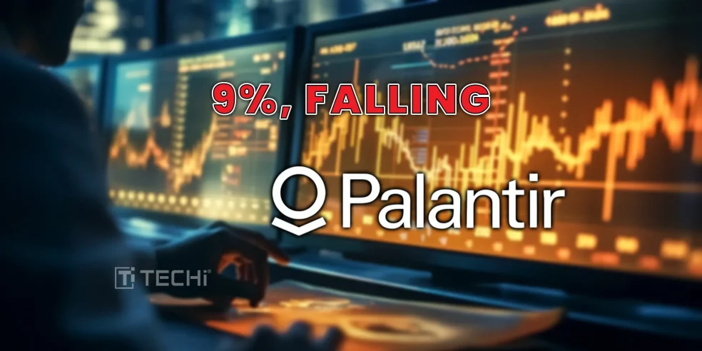 Palantir stock fallen by over 9%