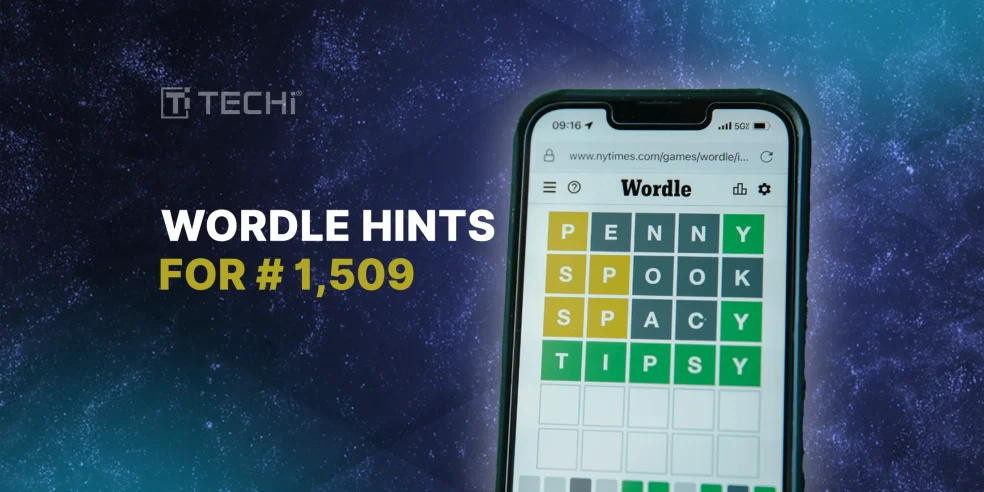 Wordle Hints for #1,509