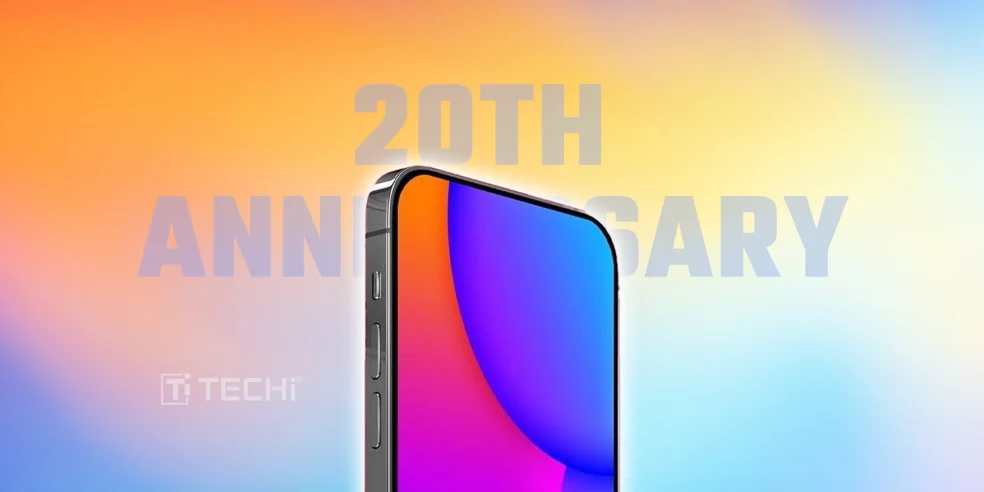 Apple 20th anniversary iPhone concept with curved glass design