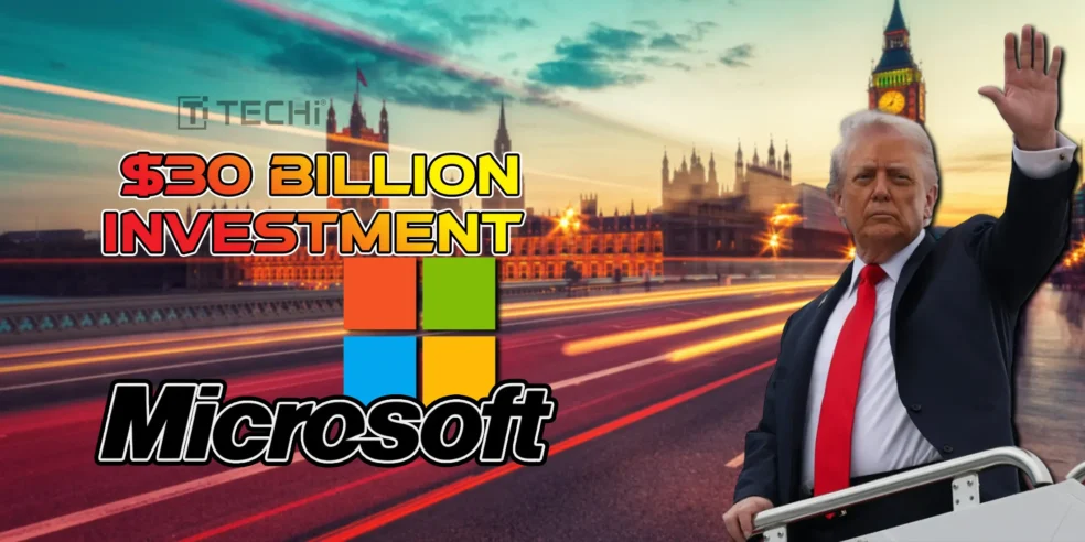 Microsoft announces $30 billion investment in the UK, strategically timed ahead of President Trump’s state visit.