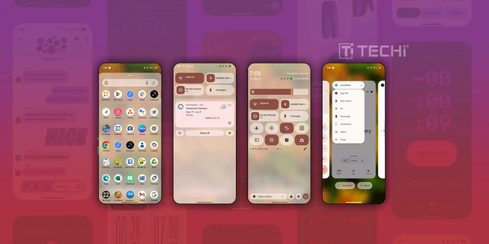 Google Pixel 6 interface showcasing Material 3 Expressive features and new user interface enhancements.