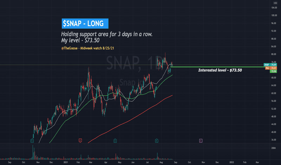 Snap Inc. Trade Ideas — NYSE:SNAP — TradingView — India India