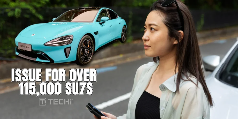 Xiaomi SU7 Recall
