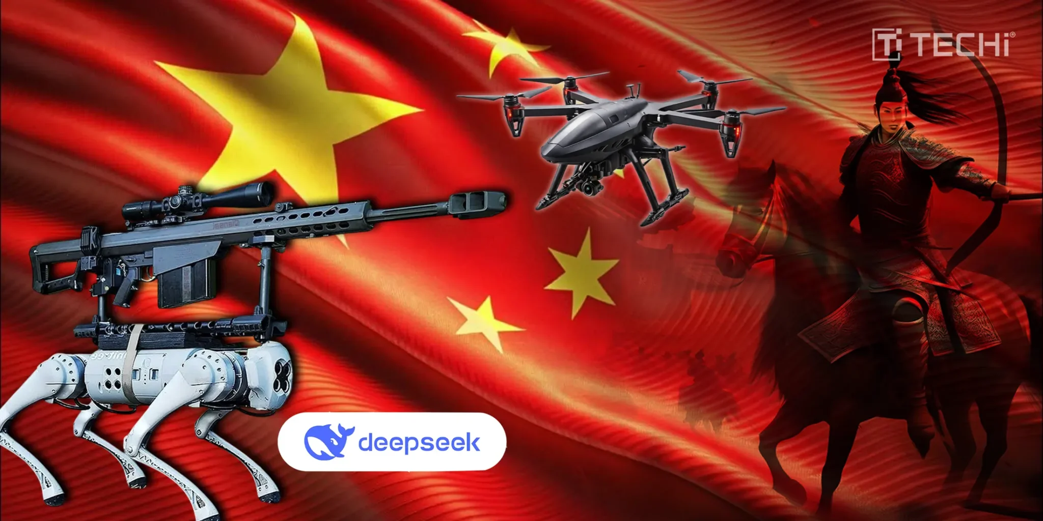 2025-10-27-Robot dogs and AI drone swarms How China could use DeepSeek for an era of war-techi@2x