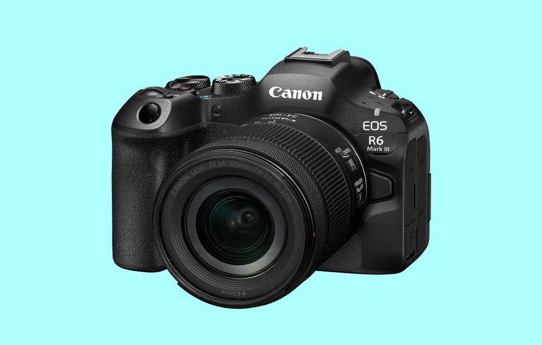 Canon introduces the New EOS R6 Mark III Featuring a 32-Megapixel Sensor and 7K Video Capability 1 7084C018-r6-markiii-24-105stm-02_colorbg