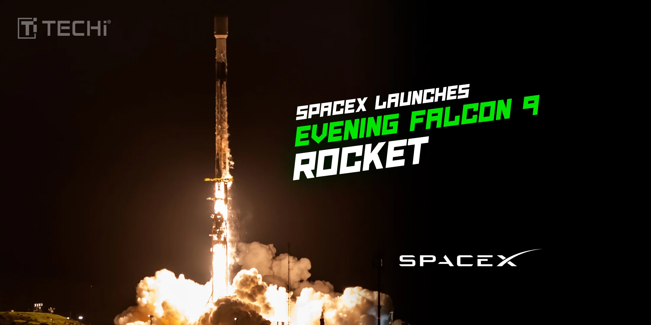 SpaceX Launches Evening Falcon 9 Rocket from Vandenberg SFB