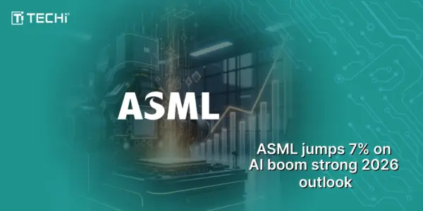 ASML Shares Surge 7% on Record €13.2B Q4 Orders Driven by AI Boom