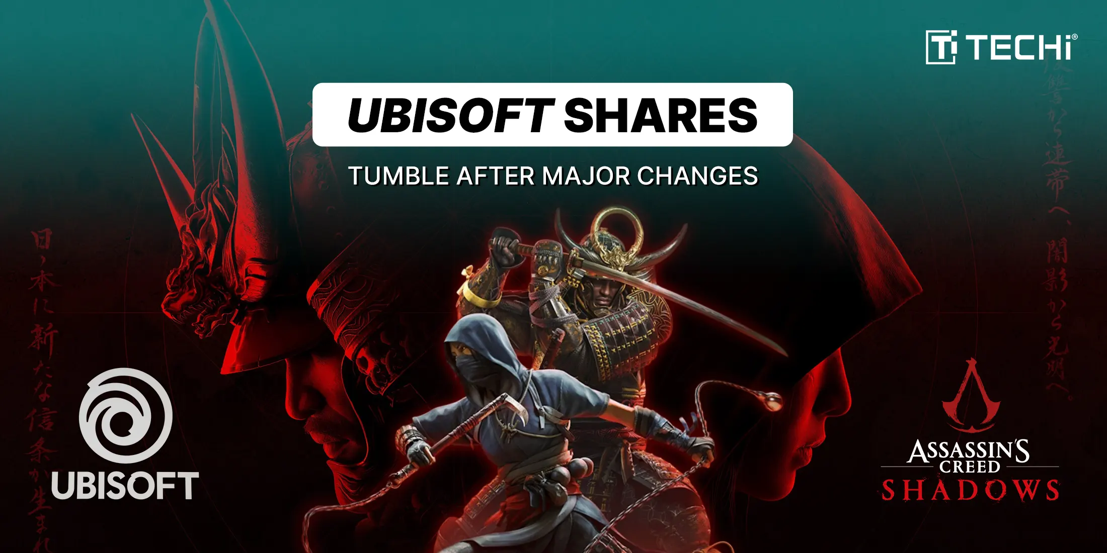 Ubisoft Shares Plunge 35% After Major Restructuring & Game Cancellations