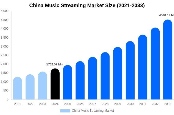 China Music Straming Market Size