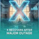 On Monday Morning the X Recovering after Major Outage