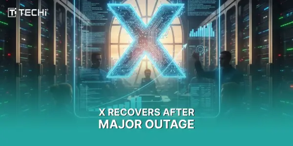 On Monday Morning the X Recovering after Major Outage