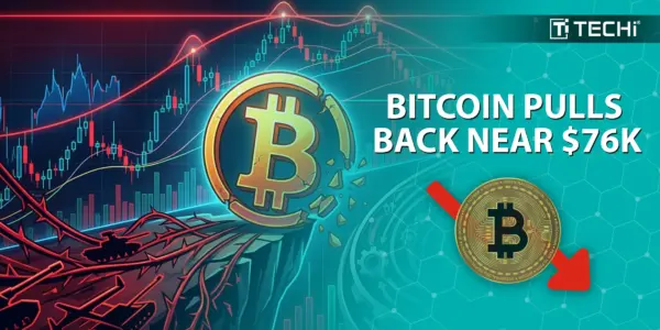 Bitcoin Price Today: BTC Slips After Touching $76K as Iran Tensions and Fed Decision