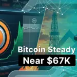 Bitcoin Price Today: BTC Holds at $67K as Oil Price Surge Sparks Fresh Inflation Fears