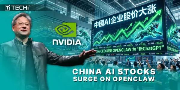 China’s AI Stocks Surge After Nvidia CEO Hails OpenClaw