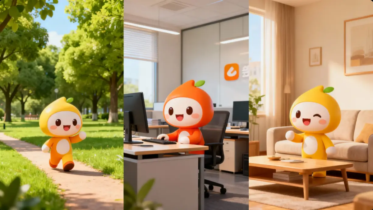 How to Generate AI Actors for Explainer Videos Using Dreamina Seedance 2.0 1 Dreamina AI characters shown in outdoor park, office workspace, and cozy home environments