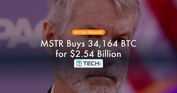 MicroStrategy Stock (MSTR) Buys 34,164 BTC for $2.54B — Overtakes BlackRock IBIT